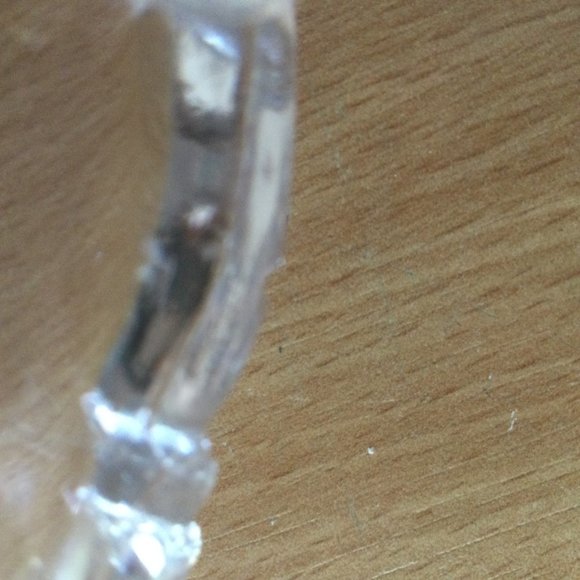 Vintage ABP Cut Glass Hobstars & Fans Decorated Finger Grip Handled Bowl - Picture 6 of 6